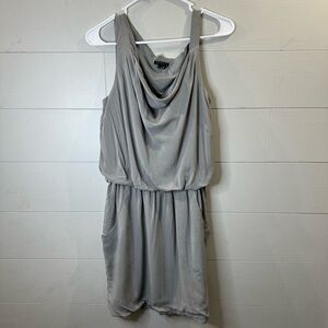 Theory | Women's Elegant Gray Sleeveless Dress Size 4